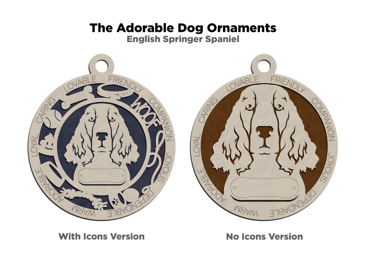Dog Ornaments Breeds A-D - Zeman Woodcrafts